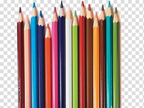 Colored pencil Writing implement, lapis de cor transparent background PNG clipart