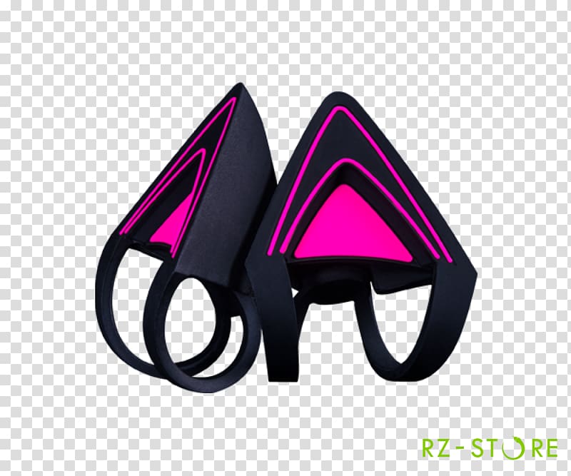Razer Inc. Headphones Razer, Kitty Ears for Razer Kraken, Quartz Edition Cat Headset, headphones transparent background PNG clipart