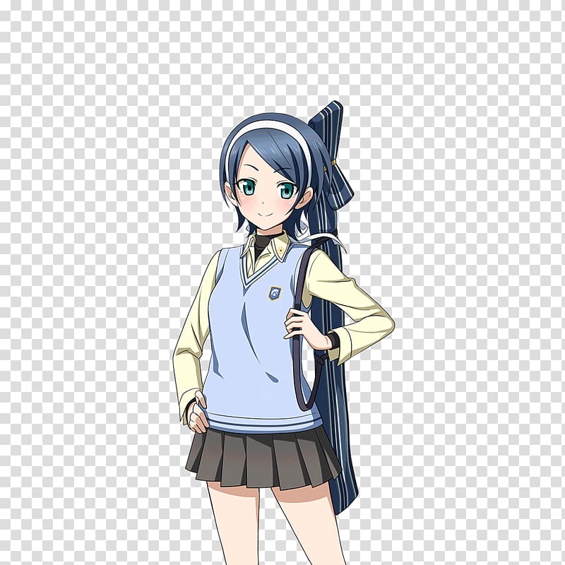 Love Live! School Idol Festival Anime Negasonic Teenage Warhead School uniform, Anime transparent background PNG clipart