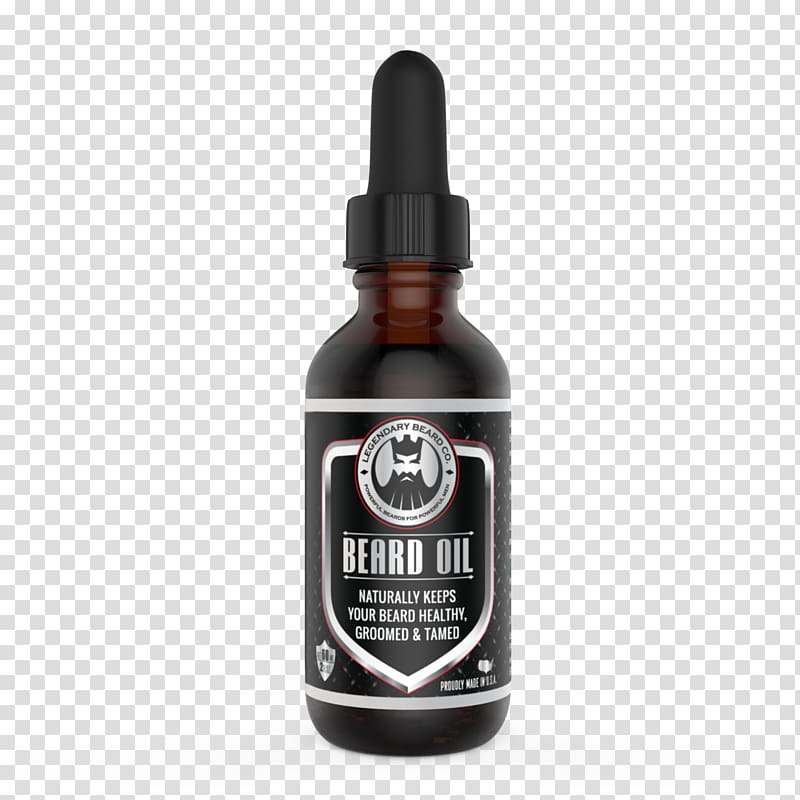 Beard oil Essential oil Cleanser, oil bottle transparent background PNG clipart