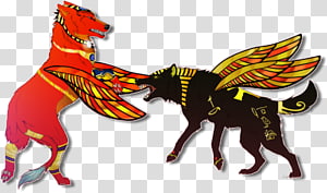 Horse Carnivora Legendary creature, horse transparent background PNG clipart thumbnail