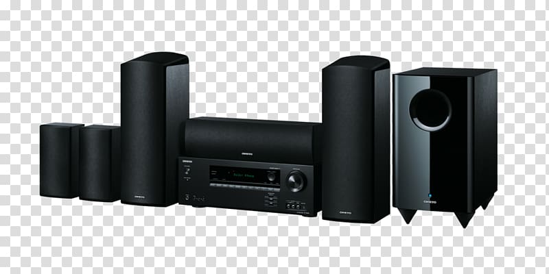 Home Theater Systems Dolby Atmos Home Cinema Onkyo HT-S5805 Dolby Digital, home theater transparent background PNG clipart