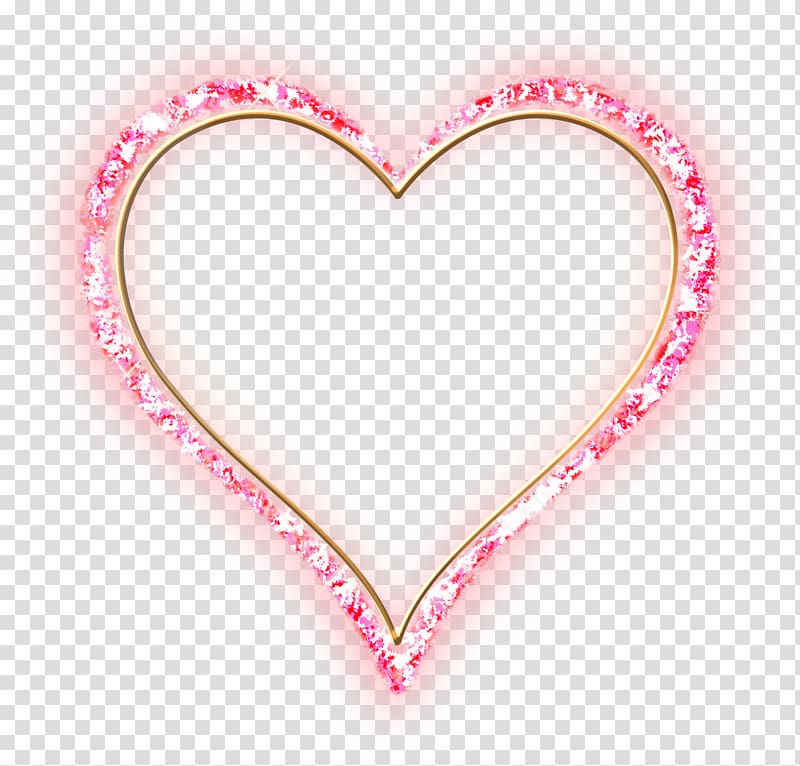 Frames Pink diamond Heart , love wood transparent background PNG clipart