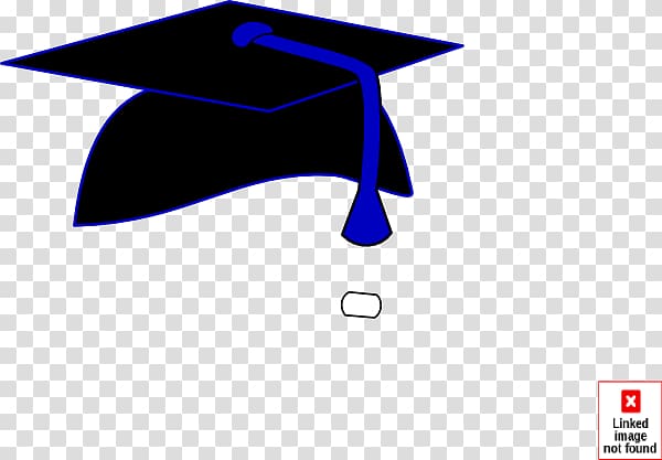 Square academic cap Tassel Graduation ceremony , Graduation Cap Blue transparent background PNG clipart