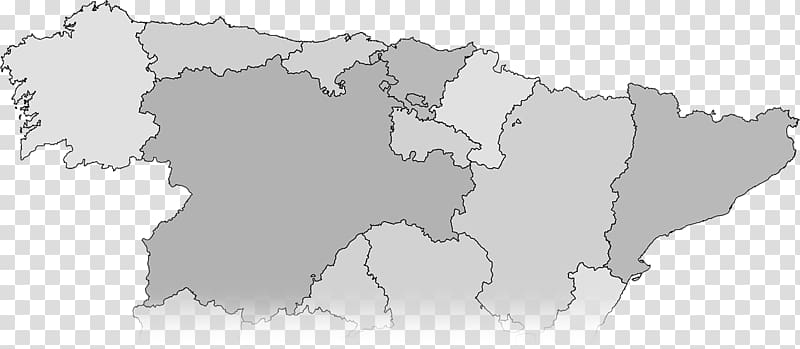 Map Autonomous communities of Spain Community Asturias Geography, map transparent background PNG clipart