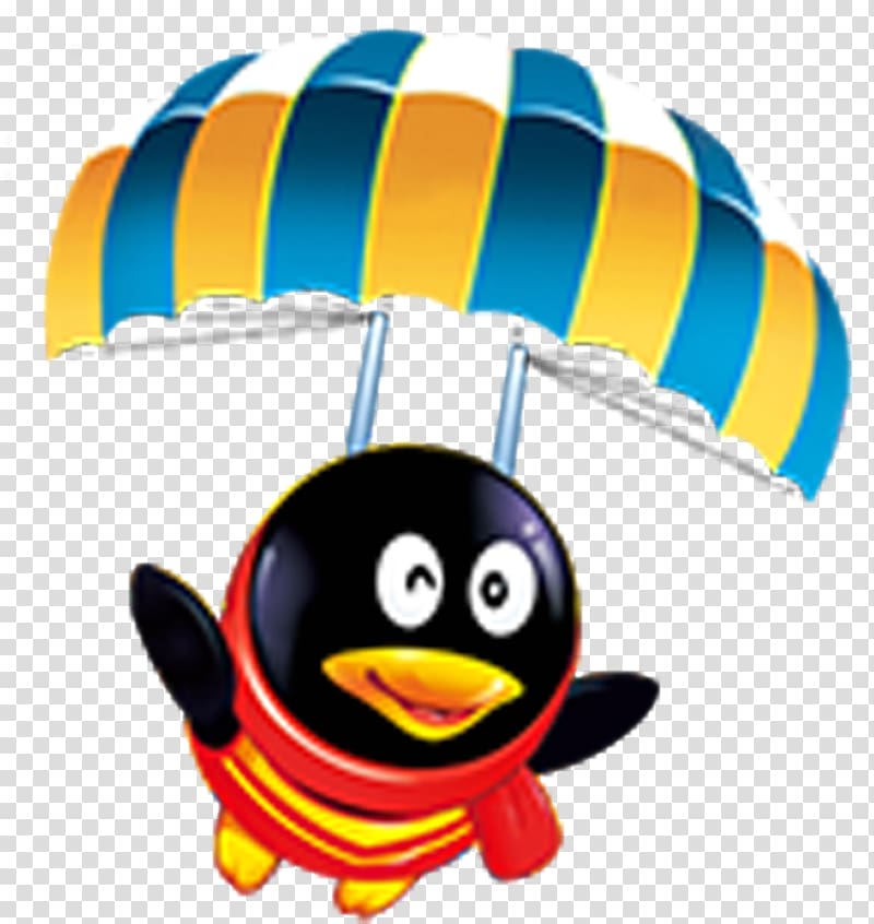 Penguin Parachute Icon, Seat parachute QQ penguin transparent background PNG clipart