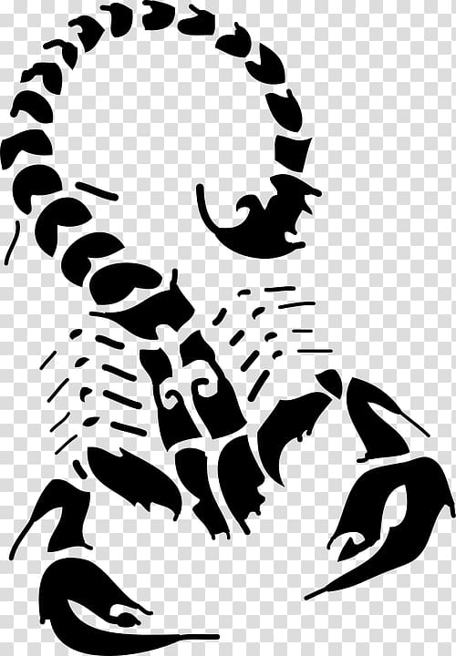 Scorpion Tattoo Flash Drawing, scorpio transparent background PNG clipart