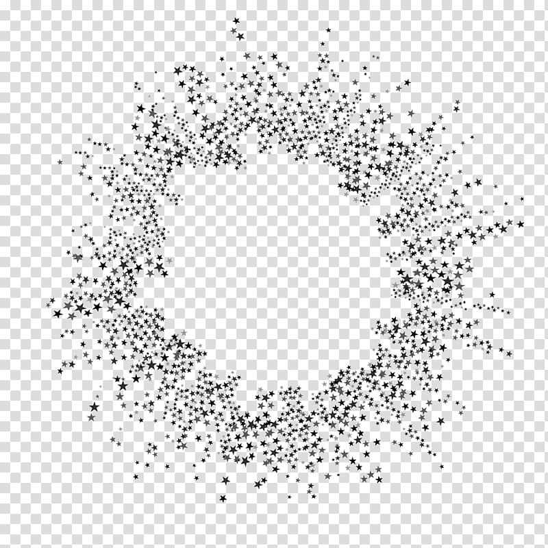 Comics Speech balloon Line art Black and white Circle, elf effect transparent background PNG clipart