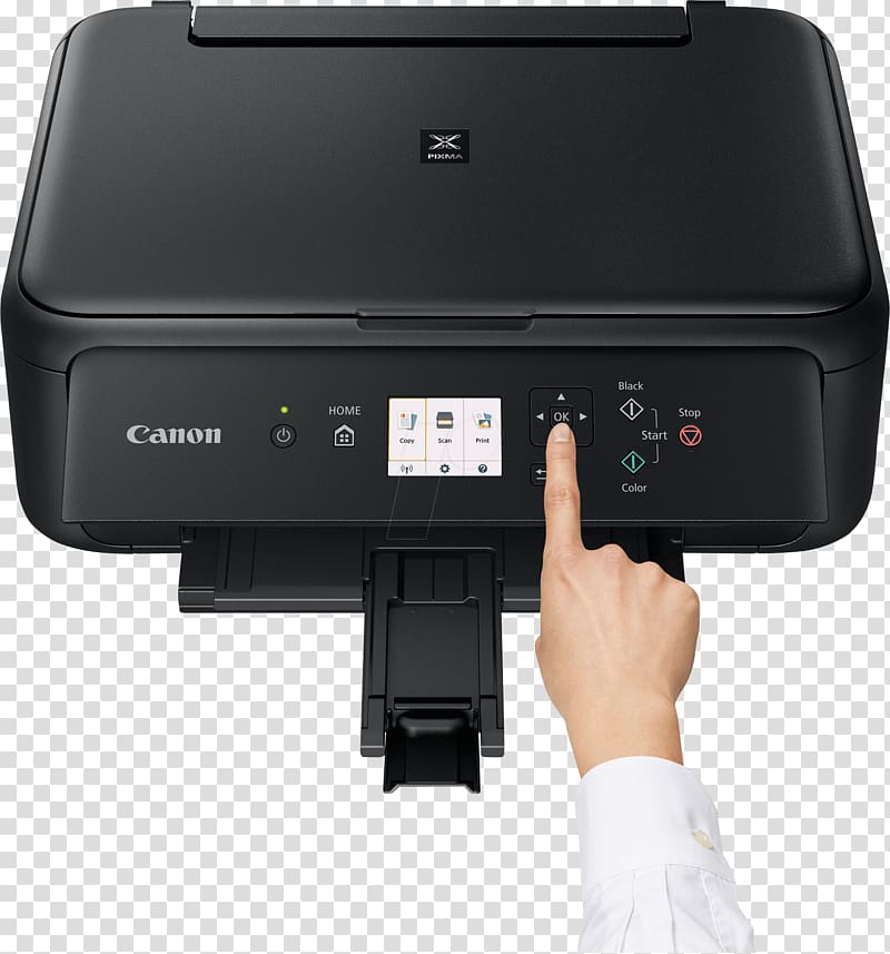 Multi-function printer Inkjet printing Canon PIXMA TS5150 / TS5151, canon printers transparent background PNG clipart