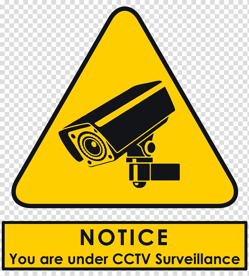 Closed-circuit television Wireless security camera Surveillance , notice transparent background PNG clipart