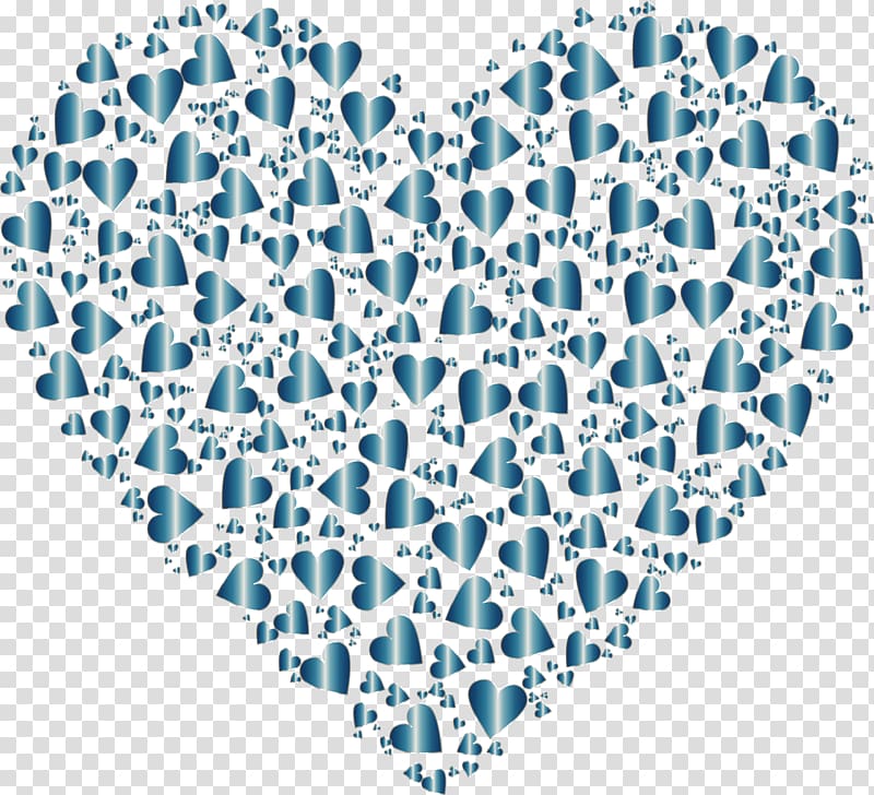 Fractal Heart Shape Chaos theory , big love background transparent background PNG clipart