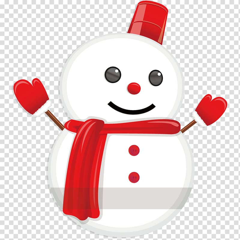 Cartoon Snowman, Cute cartoon snowman transparent background PNG clipart
