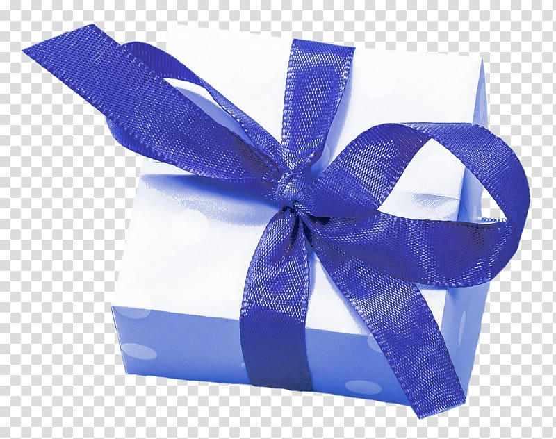 Gift IF Gnistan Ribbon Blue, gift transparent background PNG clipart