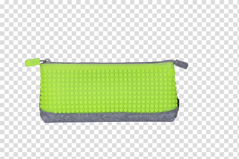 Pen & Pencil Cases Green Bag, bag transparent background PNG clipart