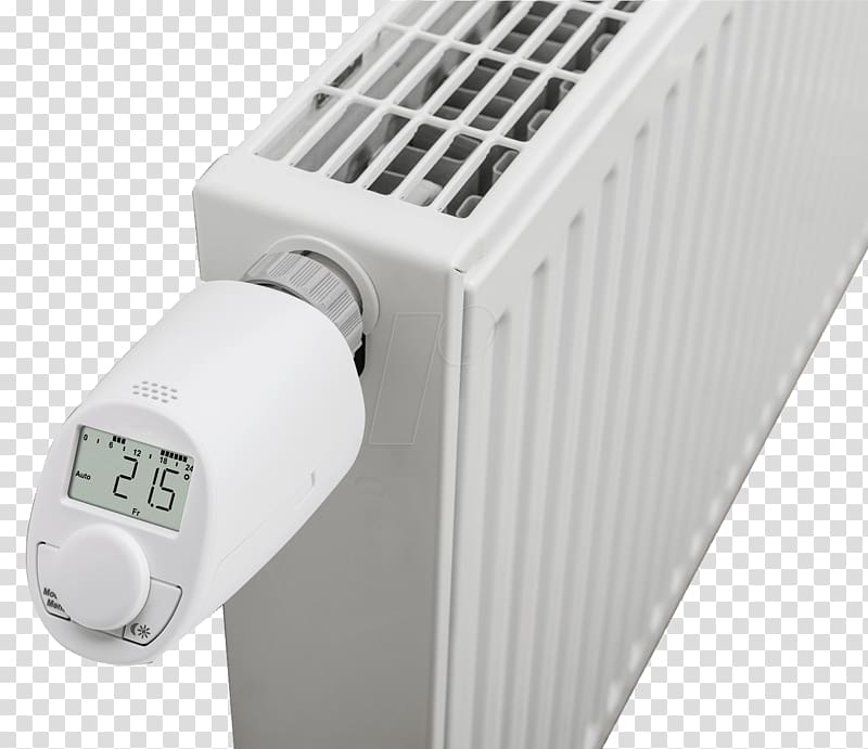Thermostatic radiator valve Home Automation Kits Heating Radiators, radiator transparent background PNG clipart