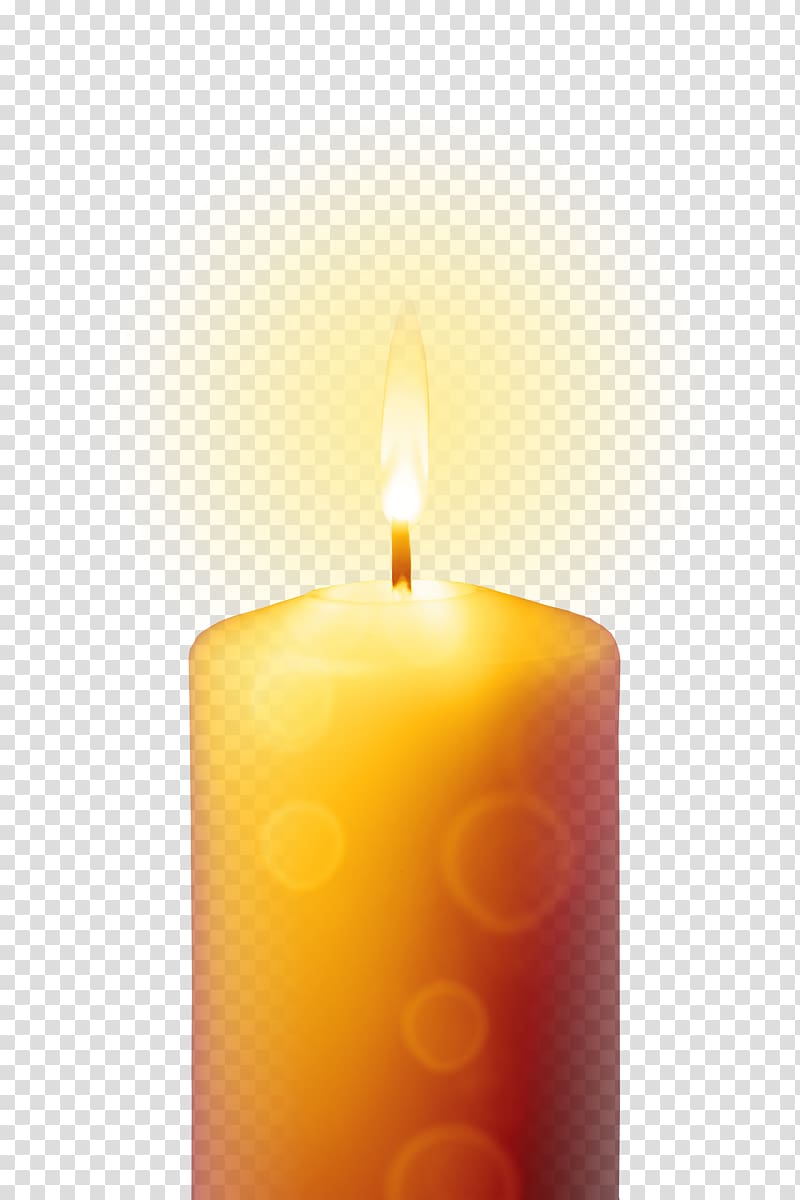 lighted yellow candle, Murfreesboro Funeral Home Funeral director Obituary, candles transparent background PNG clipart