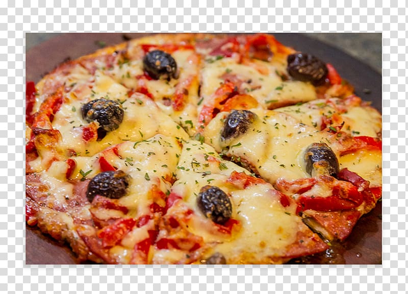 California-style pizza Sicilian pizza Italian cuisine Focaccia, pizza transparent background PNG clipart