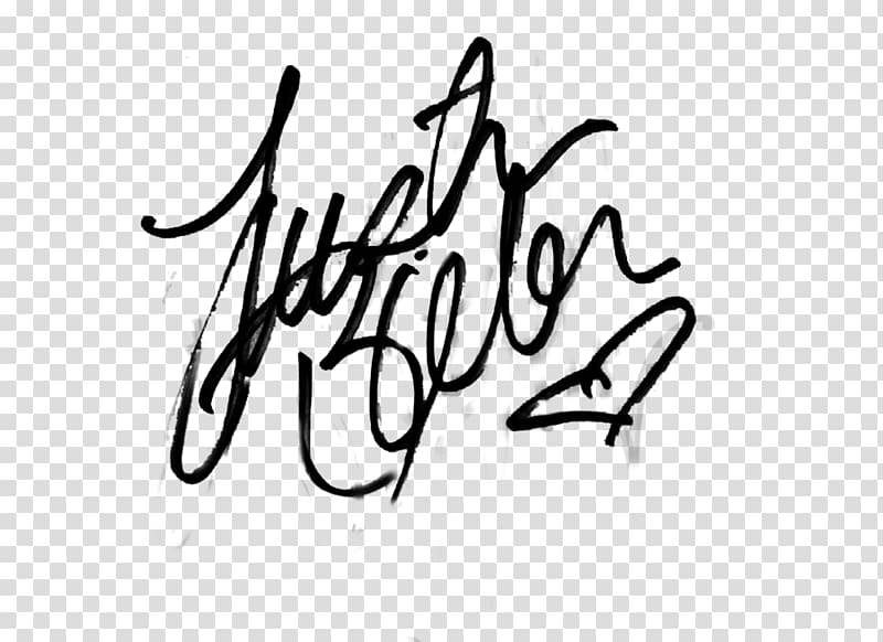 My World Tour Signature Autograph Never Say Never: The Remixes, signature transparent background PNG clipart