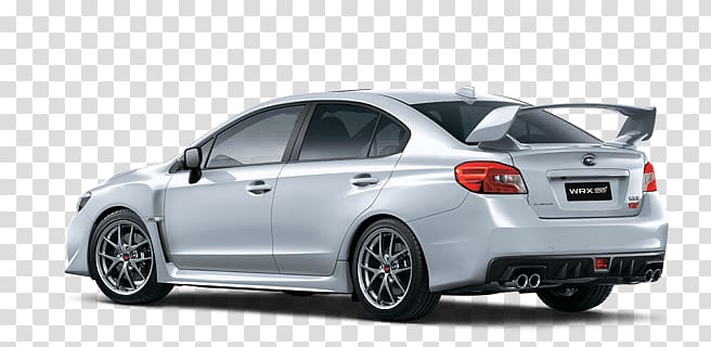 white sedan, Subaru Wrx White transparent background PNG clipart