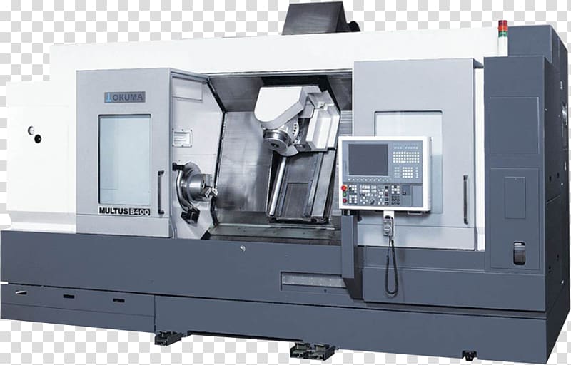 Machine tool Okuma Corporation Lathe Yekaterinburg Computer numerical control, Industrial machinery transparent background PNG clipart