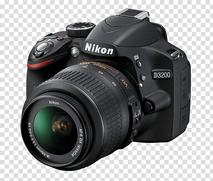 Nikon D3100 Nikon D3200 Nikon D3300 Digital SLR Camera, Camera transparent background PNG clipart