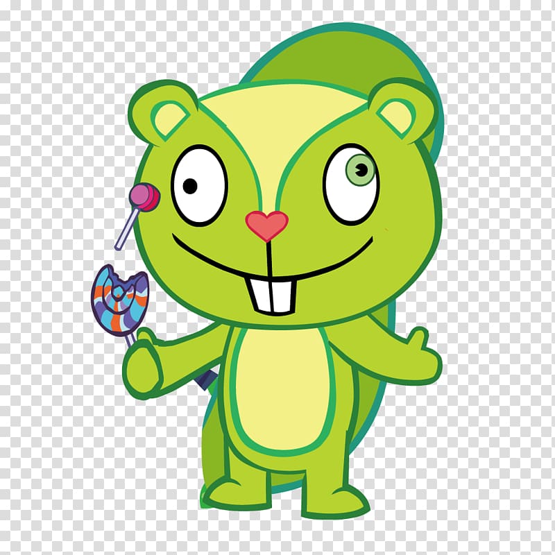 Lollipop Candy, Green little squirrel holding a lollipop transparent background PNG clipart