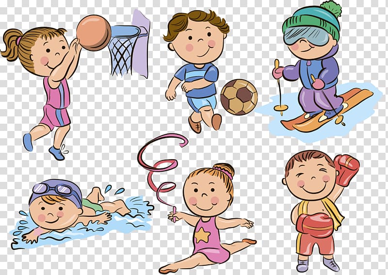 Sport , kids sports transparent background PNG clipart