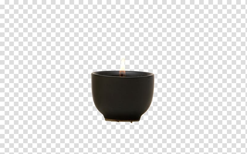 Brown Cup, Burning candles transparent background PNG clipart