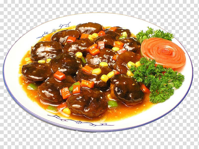 Chinese cuisine Vegetarian cuisine Shiitake Food Braising, Mushroom sauce transparent background PNG clipart