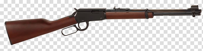.22 Winchester Magnum Rimfire Mare's Leg .22 Long Rifle Henry rifle Lever action, Hunting gun transparent background PNG clipart