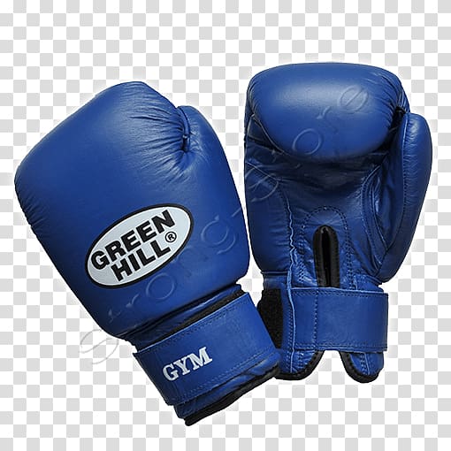 Boxing glove Blue Leather, Boxing transparent background PNG clipart