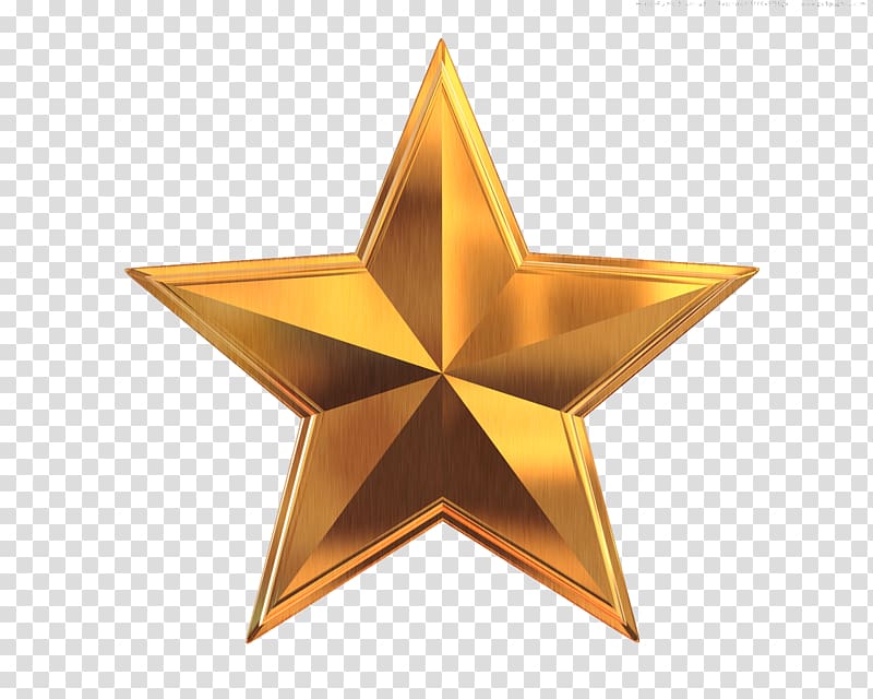 Gold Star , 5 Star transparent background PNG clipart | HiClipart