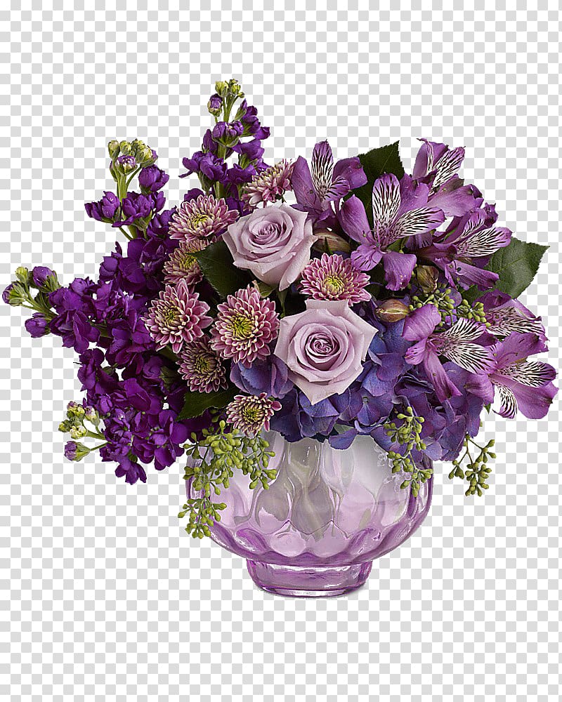 Flower bouquet Floristry Teleflora Lavender, lavender transparent background PNG clipart