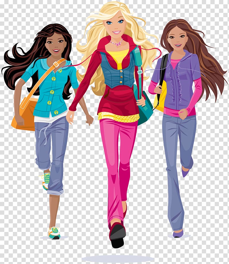 Coloring and Drawing Games Barbie Games Colouring Games Coloring book, fashion girl transparent background PNG clipart