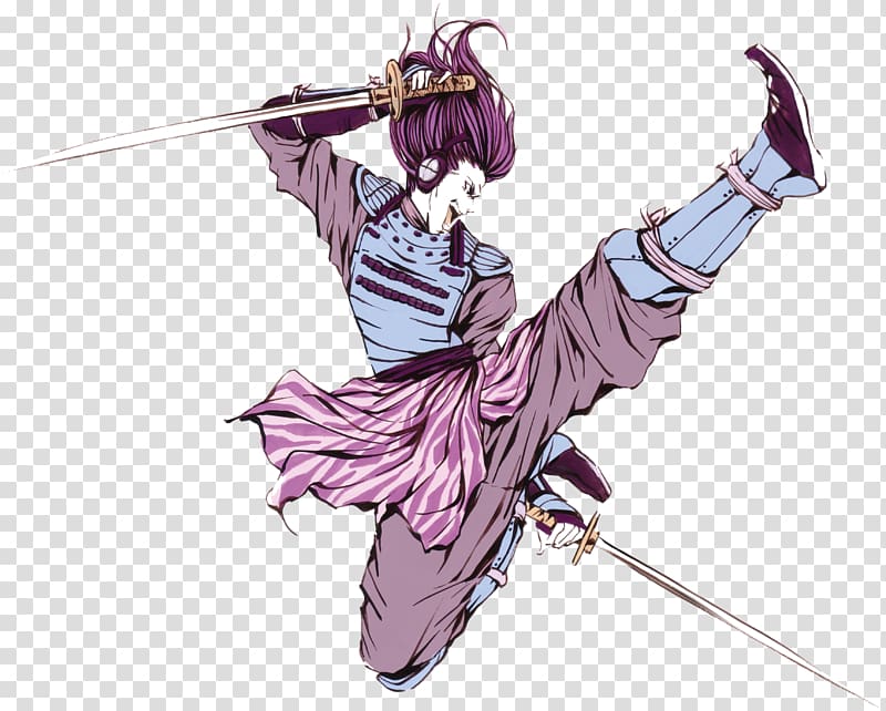 Japan Samurai Anime Watercolor painting u0e01u0e32u0e23u0e4cu0e15u0e39u0e19u0e0du0e35u0e48u0e1bu0e38u0e48u0e19, Samurai Japanese watercolor transparent background PNG clipart