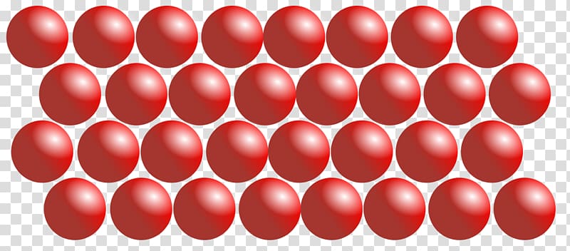 Solid State of matter Molecule Particle Liquid, red particles transparent background PNG clipart