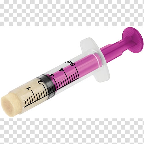 Demineralized bone matrix PuTTY Injection Syringe, wound paste transparent background PNG clipart