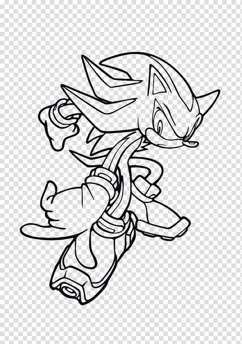 Amy Rose Sonic the Hedgehog Line art Shadow the Hedgehog Coloring book,  sonic the hedgehog, angle, white, mammal png