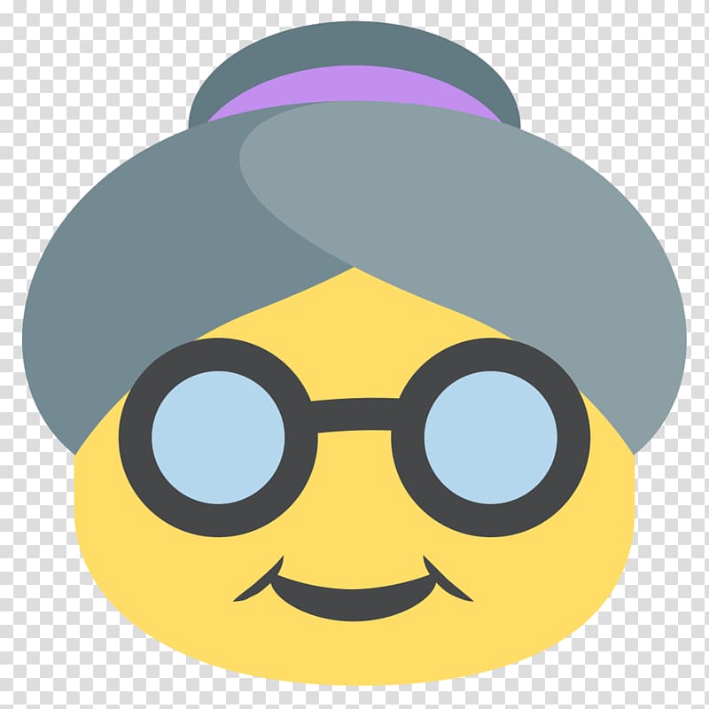 Emoji Old age Meaning Grandparent Message, hand emoji transparent background PNG clipart