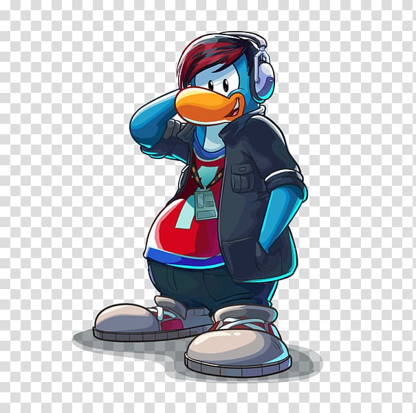Club Penguin Disney Interactive Studios Music Disc jockey, Penguin transparent background PNG clipart