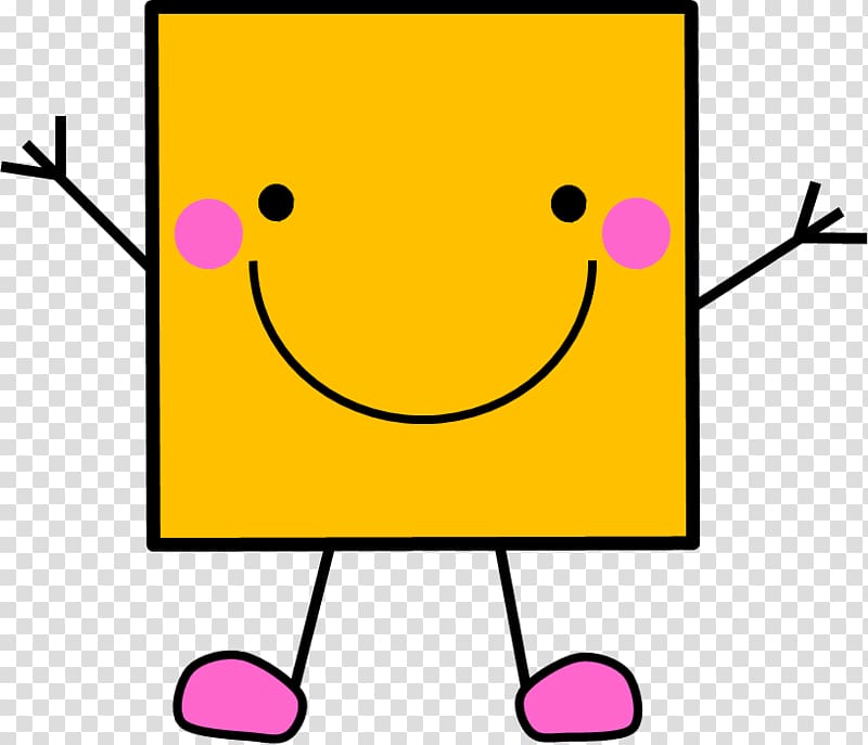 transparent rectangle shape with smiley face