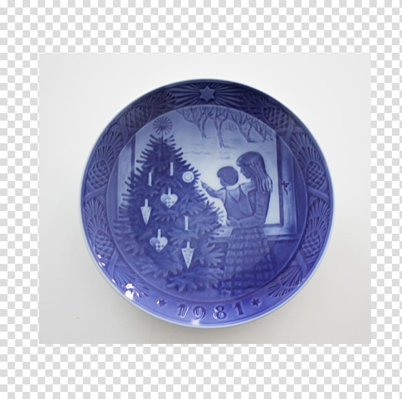 Plate Blue and white pottery Ceramic Platter Royal Copenhagen, Plate transparent background PNG clipart
