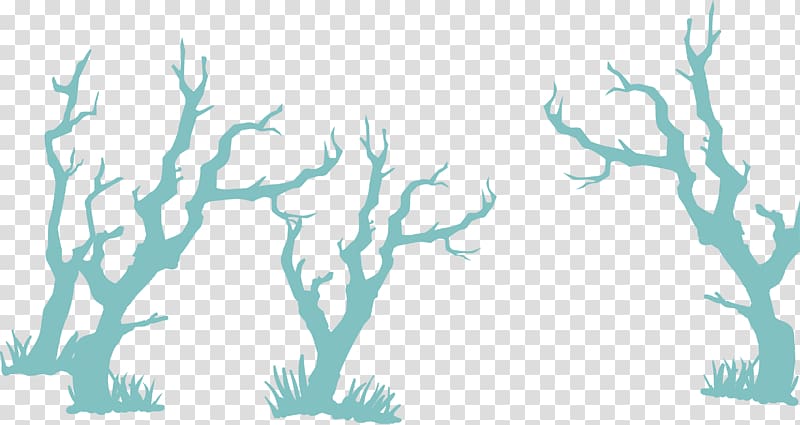 Halloween Illustration, Cartoon Halloween trees Evil transparent background PNG clipart