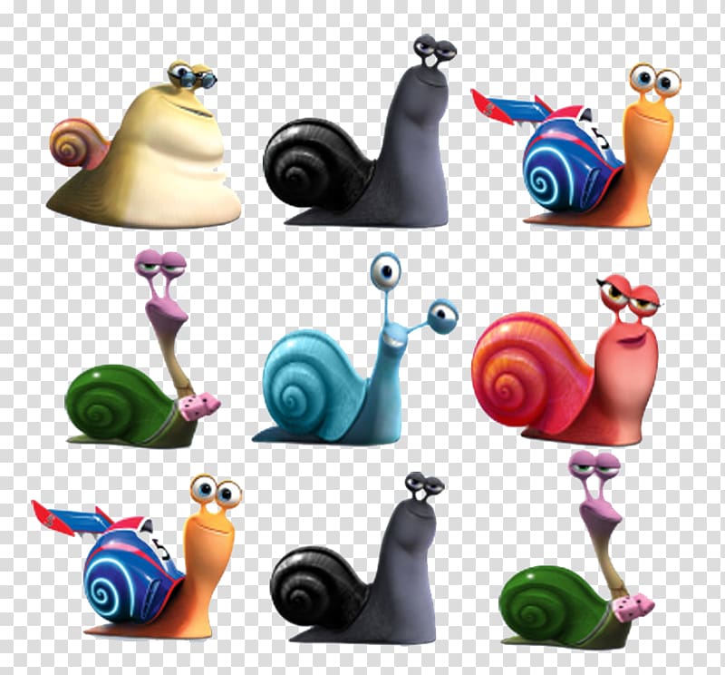 Cartoon Orthogastropoda Icon, A variety of snails transparent background PNG clipart