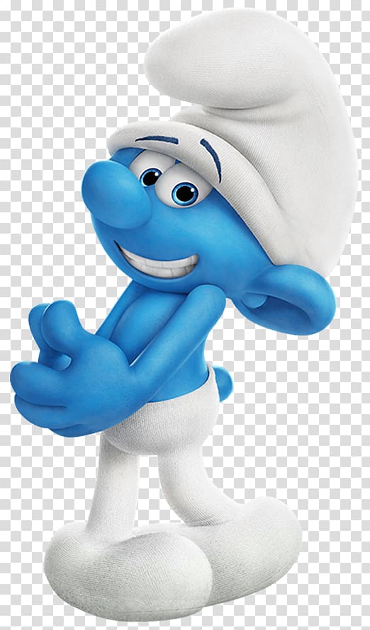 Brainy Smurf, Smurfette Papa Smurf Gargamel Brainy Smurf Hefty Smurf, lost transparent background PNG clipart