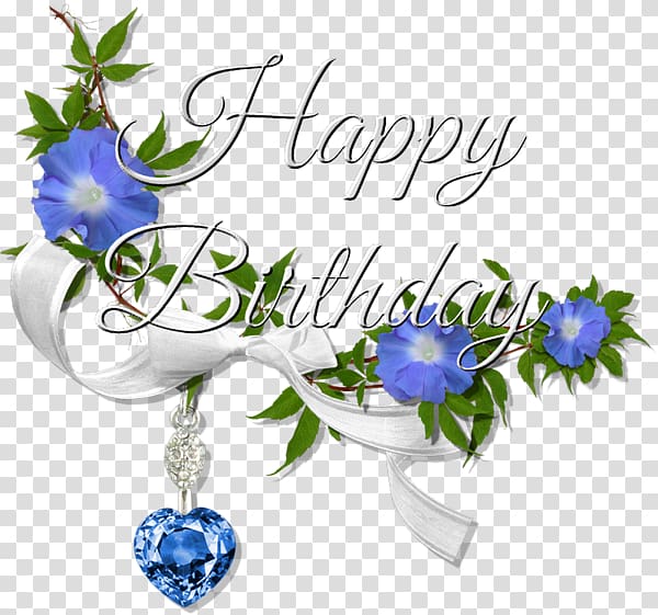 Happy Birthday to You , Happy birthday Font Sapphire Pendant transparent background PNG clipart