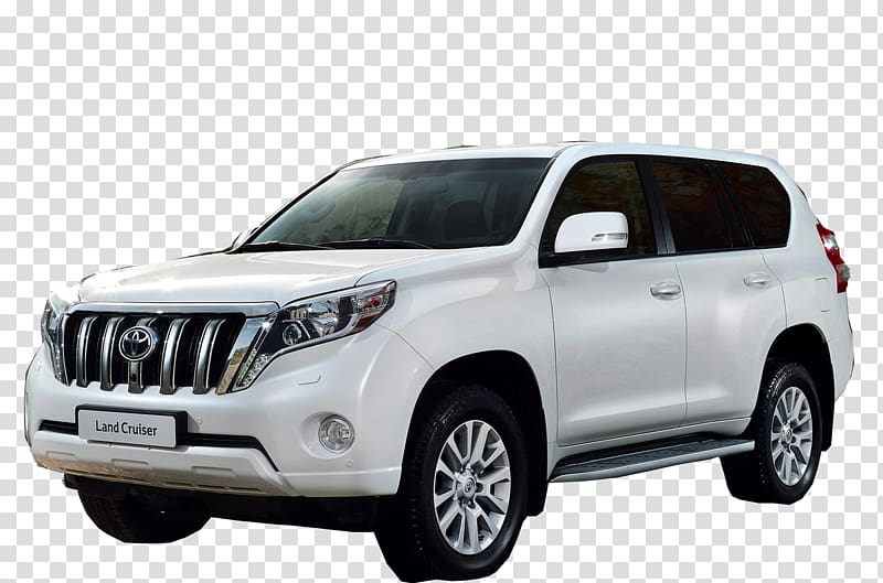 Toyota Land Cruiser Prado Sport utility vehicle Car Toyota RAV4, White sport utility vehicle transparent background PNG clipart