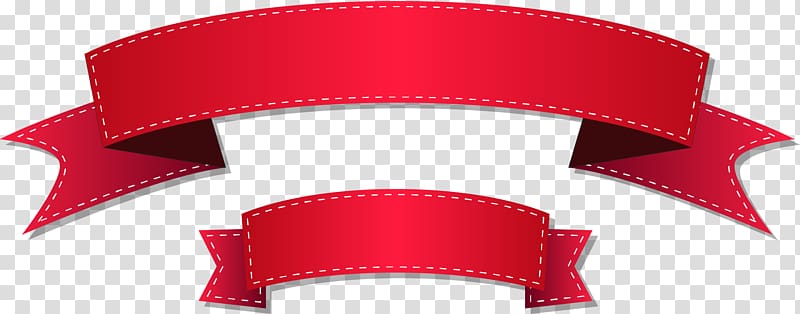 Red ribbon Grosgrain , Red Ribbon transparent background PNG clipart