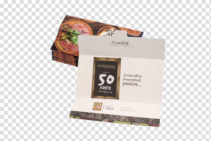 Brasserie \'t Zusje Nijmegen Gift card Tapas Coupon \'t Zusje Franchise, gift voucher transparent background PNG clipart