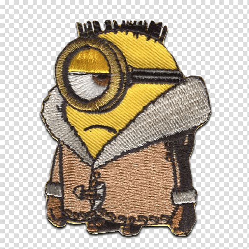 Kevin the Minion Bob the Minion Minions Yellow Embroidered patch, minions stuart transparent background PNG clipart